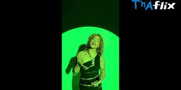 Kiana Lede Breasts Scene  in Kiana Lede Sexysinging While Wearing A See Through Blouse