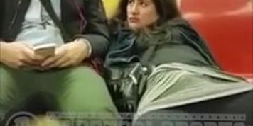 Rubbing in the train