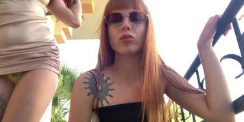 Kira and Sofi outdoor