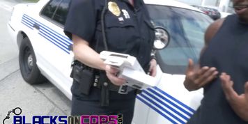 Big load of cock banging two cops