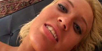 blonde slut loves DP