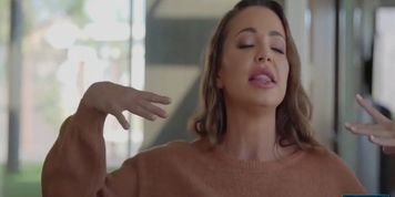Curvy big ass and tits MILF Abigail Mac striptease porn for Playboy