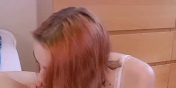 she almost choked on my cum !!!!
