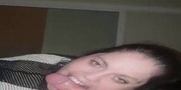 BBW blow job with a smile and reverse cowgirl