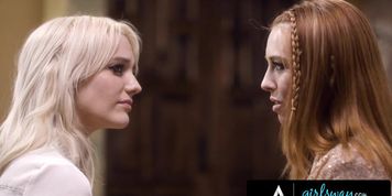 Angry Kenna James Fucks Her Lucky Charm Incarnation Madi Collins after Losing...