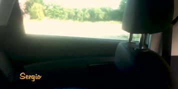 I Screw Insane Hot Coworker In Car - Cute Face Blowjob And Backseat Sex