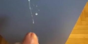 Huge cumshot on the closer for my girlfriend