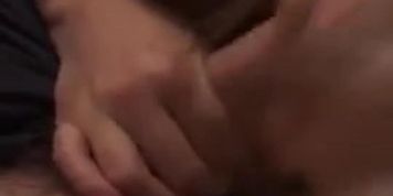 Sucking daddy&rsquo;s dick while he watches tv