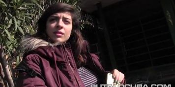 Spanish beauty pounded rough