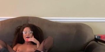 My 18 year old step daughter cant stop playing with her pussy