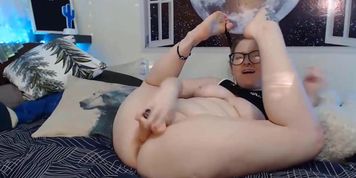 Cam Girl Series BBW Nerdy Pixie Playful Sexy Moaning Pink Chubby Pussy Show (Country Girl)
