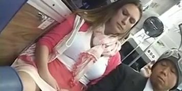 Ruca taking a bus