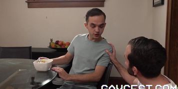 Gaycest - daddy eats sons ass for breakfast