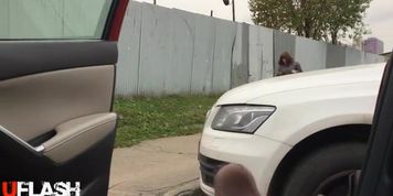 Car Flashing: Public Nudity HD Porn Video ec -