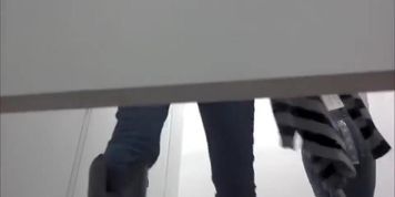 Sexy leggy girls discover their treasures in change room