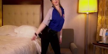 BaseBall Beauty Sunny Lane Rubs That Pink Pussy In Uniform!