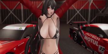 MMD Taihou Race Queen [Azur Lane] - Runaway - Baam - Girls (Submitted by Todiso)