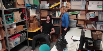 Blonde MILF LP officer Krissy Lynn using her authority to get a big cock