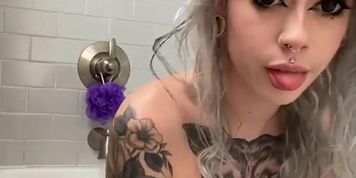 Platinum Blonde in the Tub