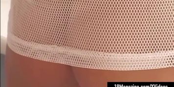 Cute Young Andi Pink Eats PopCorn & Shows Her Tight Pussy! porn (Andi Land)