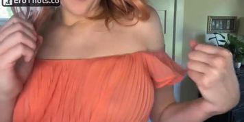 Rhonda ASMR Sheer Peach Dress (Renata Daninsky)
