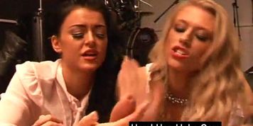 HARSH HANDJOBS - Stacey Lacey and Michelle Moist cbt
