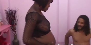 Pregnant ebony needs some cock