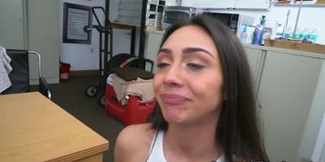 Fingered casted amateur gets facialized
