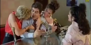 3 Women Seduces him under the table Footsie Scene 