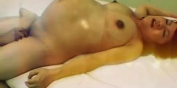 Swollen whores belly