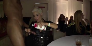 Crazy Girls Turn Black Dick Slut At Stripper Party
