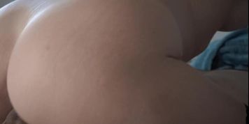 TEEN RIDES MY BWC UNTIL CUM ON ASS Perfect Bubble Butt Cowgirl In Stockings