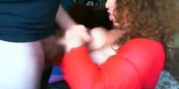Milf porca sborrata sulle tette