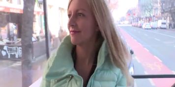 Blonde Pounded Rough In Box Truck