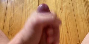 Uncircumcised dick got some teasing at my backyard while nobody see