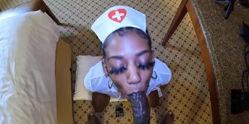 Nurse Santana Knew How To Make BBC Feel Better
