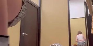 Cute Teen Caught Masturbating In Public Dressing Room