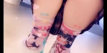 Little Neko lost her Panties ~ Public Flashing and Ahegao uUu