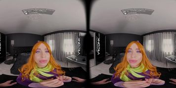 VR Conk: Horny Redhed Daphne Fucks Anally In Scooby-Doo Cospaly Parody | VR Porn