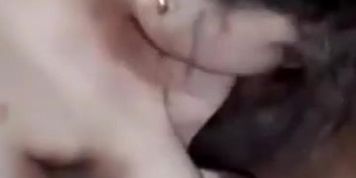 Boy sucks girlfriend's boobs