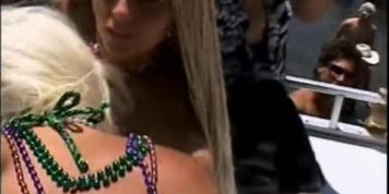 Public Lesbian Boat Orgy