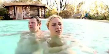 Nadine Brandstatter Breasts,  Butt Scene  in Fit For Fun Tv