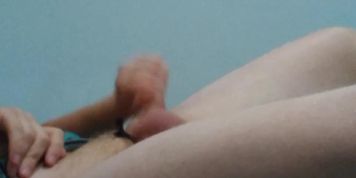 Nash Freer jerks and plays with his cock