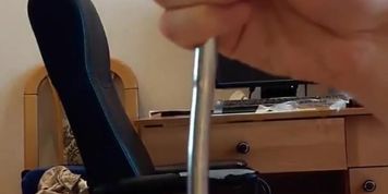 Stretching my urethra with 35 fr dick sounding rods