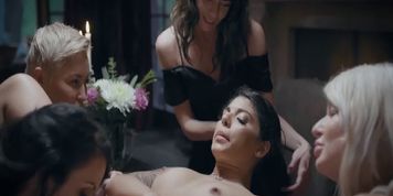Petite Latina teen served tight pussy to horny mature