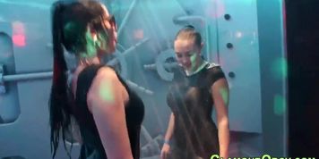 Glam sluts fucked rough