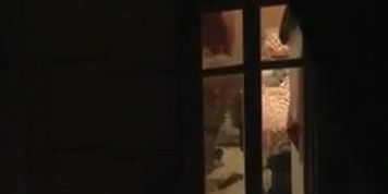 Window chubby girl changing (non-nude)