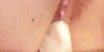 Moaning whilst Anal riding my big dildo.