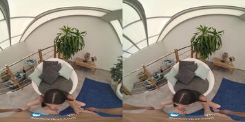 Natural Teen Stefany Kyler Uses Rainy Day For Intense Sex VR Porn