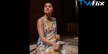 Taapsee Pannu Breasts Scene  in Taapsee Pannu Hot Sexy Bold October December 2021